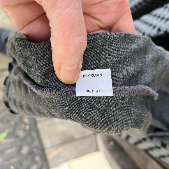 Bryn Walker Gray & Black Long Open Draped Vest Sz L - Picture 6 of 14